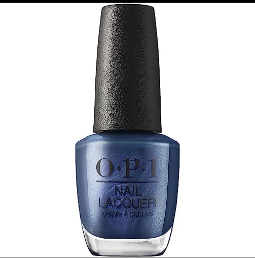 OPI Nail Lacquer Nail Polish | Opaque Dark Blue, Light Blue, 2 Pack