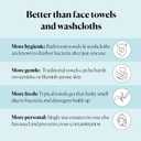 Sky Organics - Gentle Clean Face Towels (1-Pack) - 50 XL Single-Use Face Wipes - Ultra Soft & Dual Textured - Disposable Towel - Makeup Remover Wipes - Cruelty Free - Skin Care Tools - Self Care