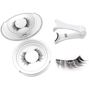 Ginani Magnetic Eyelashes,Ginani Magnet Eyelashes with Applicator Natural Look,Reusable No Glue or Liner Needed Soft Eyelashes Kit for Women(Simple)