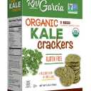 RW Garcia Organic Kale Crackers, Gluten Free, 5.5oz boxes, 6 pack, BB Date: 02/02/26