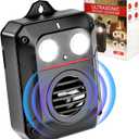 Electronic Mouse Repellent Devices, Mouse Repellent & Pest Repeller Ultrasonic Plug in or Battery, Rodent Repellent Outdoor for Rat Mouse Squirrel for Homes Vehicles Indoors and Outdoors