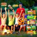 HOWAF 20pcs Jungle Safari Party Sign, Jungle Animal Directional Sign for Birthday Party Baby Shower Decorations Supplies, Wild Animal Party Decoration Welcome Sign, Zoo Animals Paper Sign