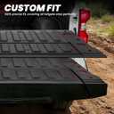 LASFIT Truck Tailgate Mat 2019-2026 for Chevrolet Chevy Silverado 1500 (Only Fit Multi-Flex Tailgate) & GMC Sierra 1500 (Only Fit Multipro Tailgate), All Weather TPE Mat (Not Fit Drop-in Liners)