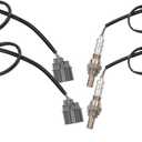 Dasbecan 4PCS Oxygen Sensor Compatible with Honda Accord Odyssey Pilot Ridgeline, Acura MDX RL TL, 2003-2008 O2 Sensor Upstream 234-5010 & Downstream 234-4355 234-4368