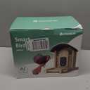 VISIOGEAR Bird Feeder with Camera, Smart Wild Bird Feeder for Outdoors with AI Identify, Solar Bird Feeder Watching Camera Auto Capture Birds & Realtime Notifications, Gifts for Birdlover (Arch)