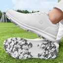 Women Professional Golf Sneakers Female Spikeless Golf Shoes Outdoor Golf Training Sneakers Ladies Golf Walking Shoes, Size 41