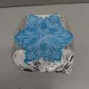 Kolldenn 12 Pcs Snowflake Party Favors Bags Glitter Small Wonderland Paper Winter Goodie Bags with Handle for Candy Treat Gift Winter Holiday Birthday Christmas Party Supplies