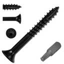 Wood Screws #9 X 2-1/4 Inch Bright Brass Flat Head Phillips Screws Coarse Thread Frearson Exterior Wood Screws Drywall Screws - 300 Pcs