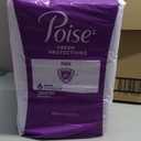 Poise Incontinence & Postpartum Pads for Bladder Leaks, 4 Drop Moderate Absorbency, Long Length, 108 Count
