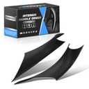 WEILEITE Interior Door Pull Sticky Handle Cover Accessories Fit for BMW 3 4 Series 318,320,328,330,335,M3 F30/F31/F34/F80 2012-2018 418,420,428,430,435,440,M4 F32/F33/F36/F82/F83 2013-2019(Black)