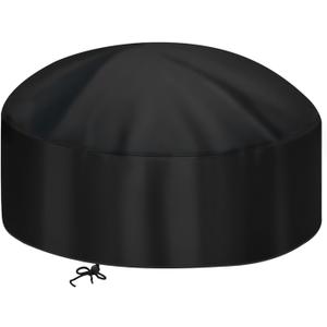 30-Inch Fire Pit Cover for 28-32 inch Round Fire Pit, Heavy Duty 300D Oxford Fabric Waterproof Dustproof Fire Bowl Cover All-Season Protection 32"Dia x 16"H
