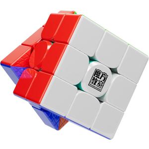 Moyu RS3M V5 SE Ball Core UV Coated 3x3 SpeedCube, 3x3 Puzzle Stickerless RS3M V5 MagLev Master Cube (MagLev+Ball Core Magic Clothes) Gift for Speed Cuber