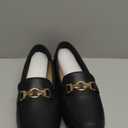 Loafers for Women Business Casual Shoes Comfortable & Lightweight Penny Loafers Slip On Work Flats (10, Black Napa Leather)