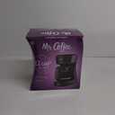 Mr. Coffee 5-Cup Mini Brew Switch Coffee Maker, Black