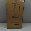 WanWanKa Trash Can with Lid, Large Tall 8 Gallon Commercial Trash Can, Plastic Waste Bin with Press top Lid, White Garbage Can Suitable for Kitchen, Bathroom, Bedroom, Living Room, Office(Black)