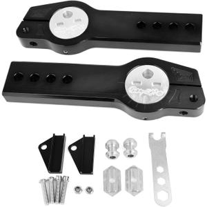 Rear Fork Adjuster Frame Expandable for MSX125 13-15 MSX125SF 16-19 (Black)
