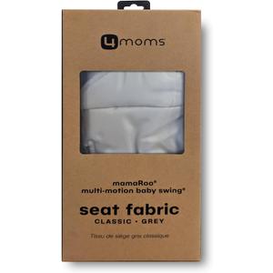 4moms Extra Seat Fabric, MamaRoo Baby Swing, Model 1046, Grey Classic (One Size, Gray)