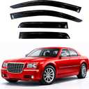 KPY Rain Guards Fit for 2005-2010 Chrysler 300, Out-Channel Window Visors Vent Wind Deflectors 4PC, Car Accessories for 05-08 Dodge Magnum