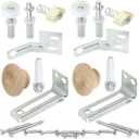 Bifold Door Hardware Repair & Replacement Kit, 2-Door Set