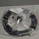 Microwave Splatter Cover Glass Splatter Guard Lid with Collapsible Silicone for Food Pot Plate Cover 11.8 inch Black