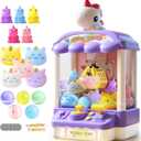 Claw Machine For Kids, Toy Claw Machine Prizes & Kids Vending Machine With Sound, Candy Grabber Prize Dispenser With Mini Plush Toys, Ideas Christmas Home Party Birthday Gifts Toys For Girls 3-8