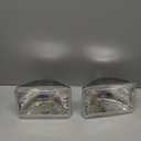 TOJIO A Pair of H4656 Super Vision Crystal Headlight, Halogen Sealed Beam Headlight, (5square,127mm), Replaces# H4656 (a pair)