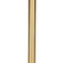 NearMoon Standing Paper Towel Holder, Kitchen Paper Towel Tissue Holder- for Bathroom Kitchen Countertop, Standard or Jumbo-Sized Roll Paper (with Marble Base, Brushed Gold)
