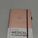 Clever Fox Compact A5 Medical Planner 12-Month  Medical Notebook, Health Diary, Wellness Journal to Track Health 12 Months (Rose Gold)