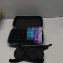 Monthly Pill Organizer 2 Times a Day, Month Pill Box Organizer with 32 Daily Compartments,30 Days Pill Holder with Hard Travel Case Pill Case Vitamins Case+Portable 7-Day Travel Medicine Organizing Bag