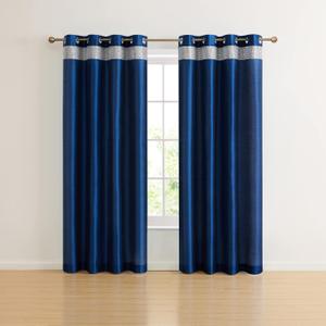Addison Grommet Panel (55"W x 84"L (Pack of 1), Navy