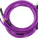 5 Point Car Universal Earth Ground Cables Grounding Wire System Kit High Performance Improve Power for Car Truck, Purple