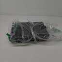 Wall Mount Mailbox for Outside with Flag, Galvanized Steel Mail Box for Post Outdoor, Large Capacity Rust-Proof Metal Postbox for House and Office, with 3 Sets Mailbox Numbers, 14.2"x9.5"x4" Black