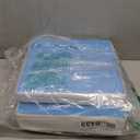 Kalawen Upgraded 2Pcs PU Washable Straps Safety Buckle Toddler Booster Seat for Kitchen Chair, Portable Travel (Blue)