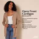Amazon Essentials Women's Lightweight Long Sleeve Open-Front Cardigan Sweater, X-Large