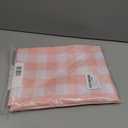 Checkered Tablecloth Rectangle Gingham Table Cloths Waterproof Wrinkle Free Buffalo Plaid Table Covers Washable for Dining, Parties & Outdoor Picnic(Pink,52"70")