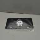 Officially Licensed Halloween Michael Myers Black Automotive-Grade Plastic Decorative Front Plate | Weatherproof Vehicle Accessory for Cars, SUVs, Trucks (12" x 6")