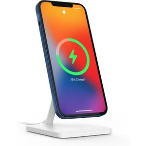 Twelve South Forte for iPhone | Modern Desktop Stand for MagSafe Charger and iPhone