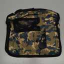 Green Camo Medium Book and Bible Cover for Men with Compass Carabiner Camouflage Book Supplement for Women Case