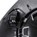 Replacement Passenger Right Side Door Towing Mirror Main Big Glass Flat Heated with Back Plate and BLIS for Ford F-150 F 250 F-350 F-450 F-550 from 2015 to 2024