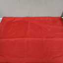 SASTYBALE Christmas Tablecloth Rectangle Waterproof Wrinkle Fee Textured Fabric Table Cloth, Soft Faux Linen Table Cover for Xmas, Holiday, Winter, Party, Banquet (52 x 70 Inch Rectangular, Red)