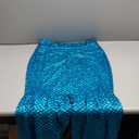 AOBUTE Women Mermaid Costume Skirt Shiny Maxi Fish Skirts Halloween Cosplay Outfits, Size L