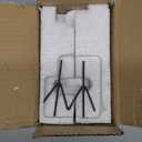 Quoowiit Bird Figurine, Modern Sculpture and Statues for Home Decor, Animal Statues for Bookshelf, Table, Entryway, Fireplace, Resin Decorative Sculpture with Chic Polka Dots Art Design (White)