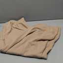 Viracy Women's Baggy Wide Leg Pants Casual Cross Elastic Waist Palazzo Wrap Hem Harem Pants with Pockets (X-Large, Khaki)