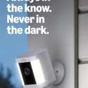 Ring Spotlight Cam Plus, Battery (newest model), Home or business security with HD video, Two-Way Talk, Color Night Vision, and Security Siren, White