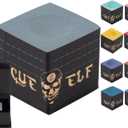 Cube Pool Cue Chalk Technology Billiard Pool Stick Chalk for Professional Low Deflection, Durable, Reduces Miscues-1pc (Grey)