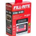 Fill-Rite TT10AN 1" 2-35 GPM(8-132 LPM) Digital In-line Turbine Meter, Aluminum, Fuel Transfer Meter,Black/Red