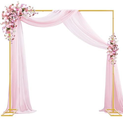 Amazon.com : Wokceer 8x8FT Backdrop Stand Heavy Duty Pipe and Drape Kit with Base, Square Adjustable Backdrop Stand for Wedding Birthday Party Photo Booth Background Photography Exhibition Decoration : Electronics