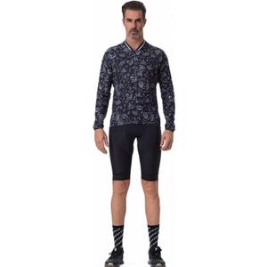 Man's Long Sleeve with 3 Rear Pockets (Black, S)