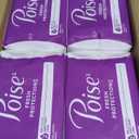 Poise Daily Liners, Incontinence Panty Liners for Bladder Leaks, 2 Drop Very Light Absorbency, Long Length, 176 Count of Pantiliners (4 Packs of 44), Packaging May Vary