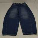 Barrel Jeans for Women Trendy High Waisted Wide Leg Baggy Cropped Relax Fit Stretch Denim Trouser Ankle Pants Size 2